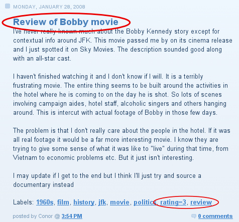Flag Tag Review on Blogger