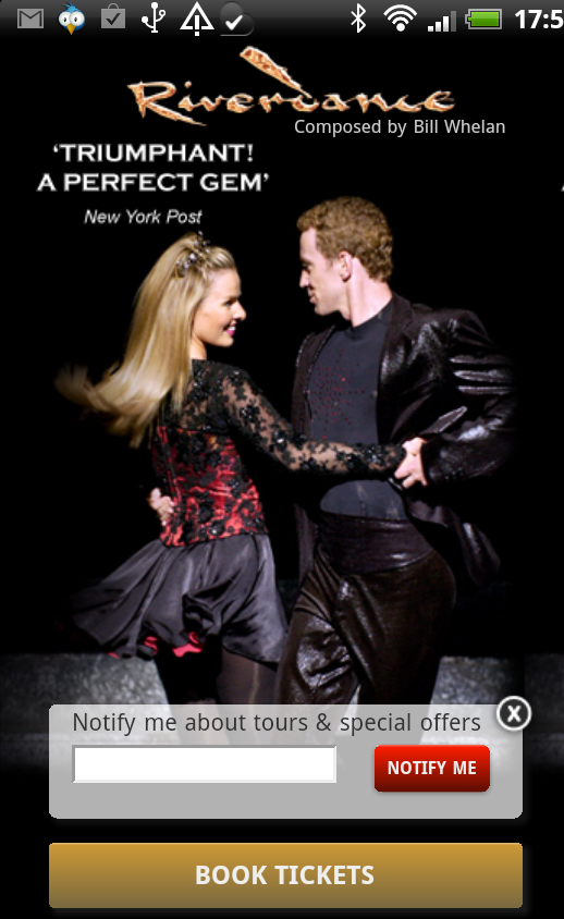 Riverdance Homepage